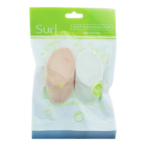 Bông phấn Suri xúc xích 2 miếng  