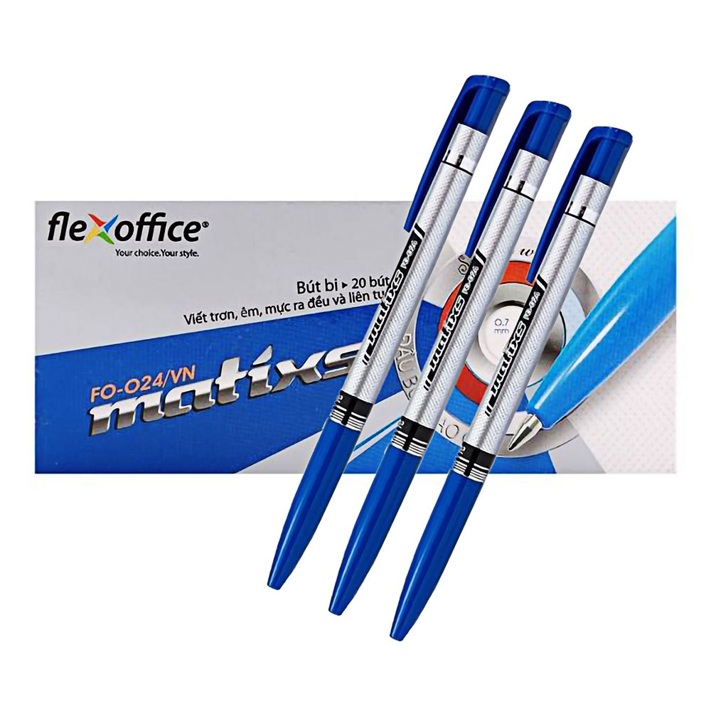 Bút bi Thiên Long FO -024 xanh  