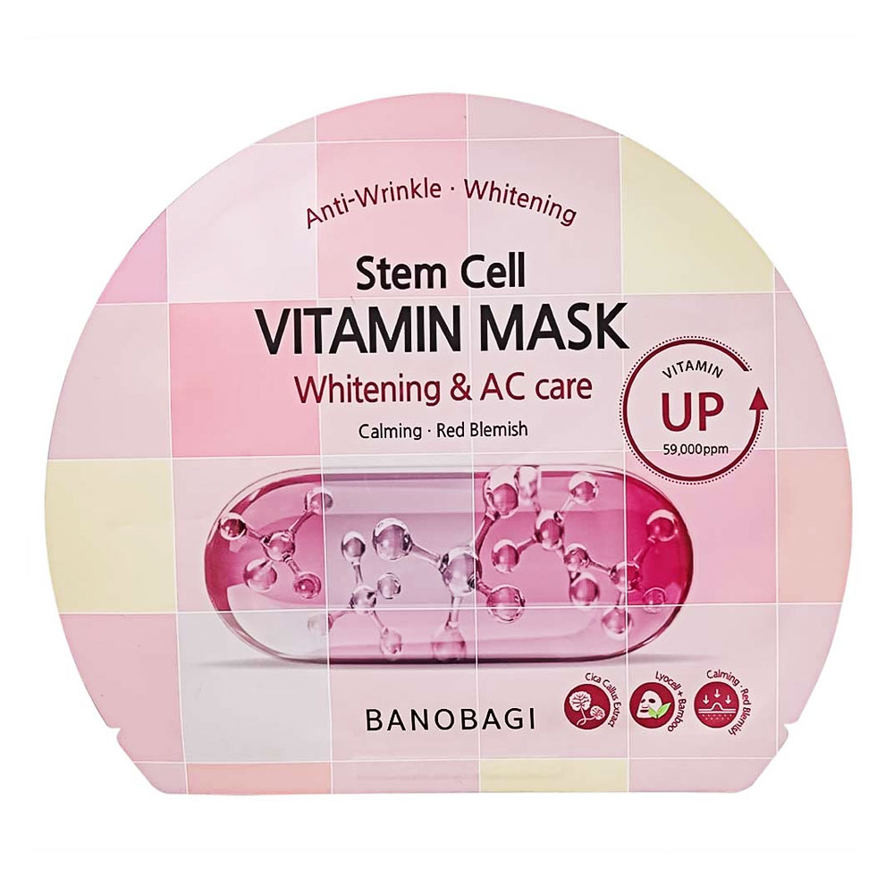 Đắp mặt nạ Banobagi Vitamin Mask Whitening And AC Care 30g 