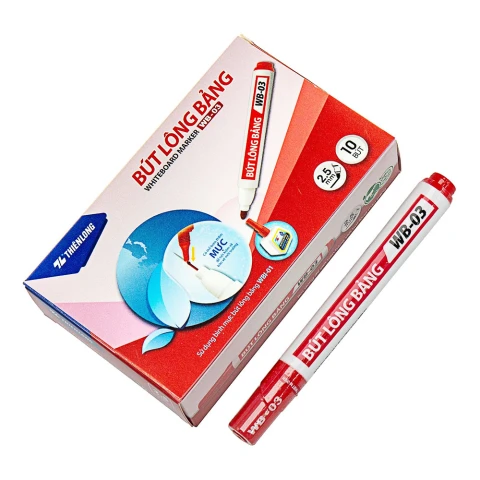 Bút dạ bảng  Thiên Long đỏ  WB03 