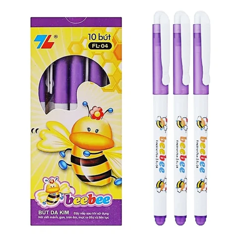 Bút lông kim Thiên Long TL-04  Bee Bee tím  