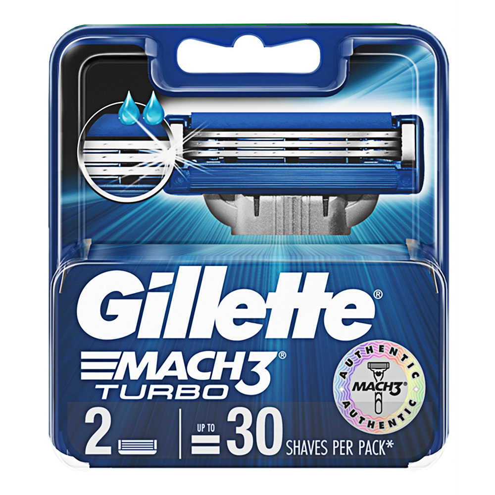 Lưỡi dao cao râu Gillette Mach 3 Turbo gói 2  