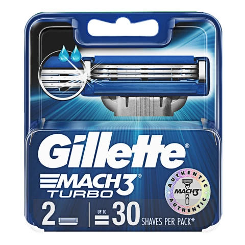 Lưỡi dao cao râu Gillette Mach 3 Turbo gói 2  