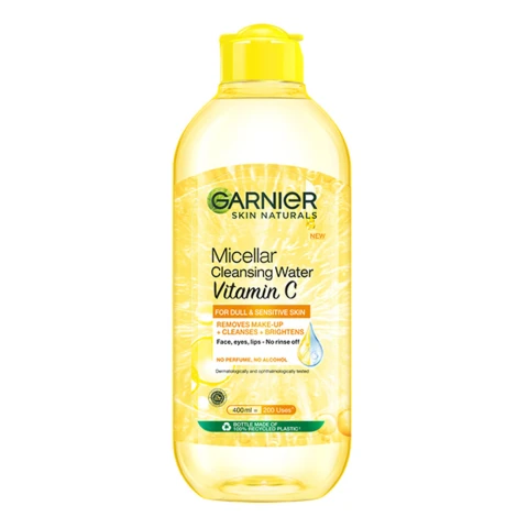 Nước tẩy trang Garnier sáng da vitamin C 400ml 