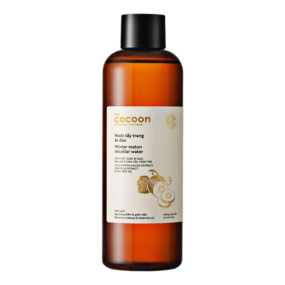 Nước tẩy trang Cocoon  bí đao tẩy sạch makeup & giảm dầu 500ml
