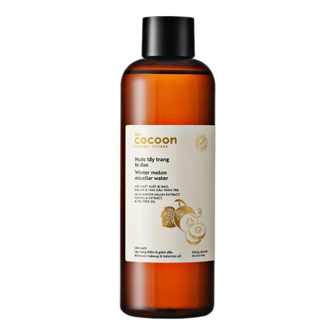 Nước tẩy trang Cocoon  bí đao tẩy sạch makeup & giảm dầu 500ml