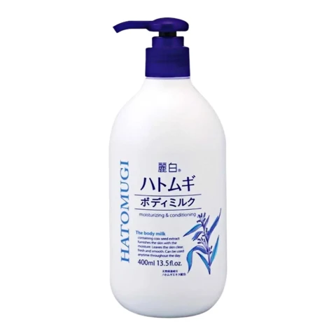 Sữa dưỡng thể Hatomugi  làm sáng da ban đêm 400ml 