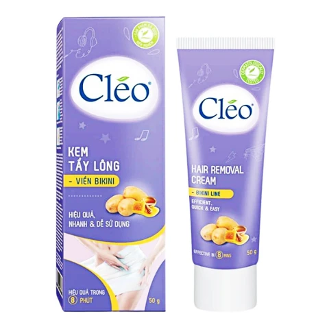Kem tẩy lông Cleo lông bikini 50g 
