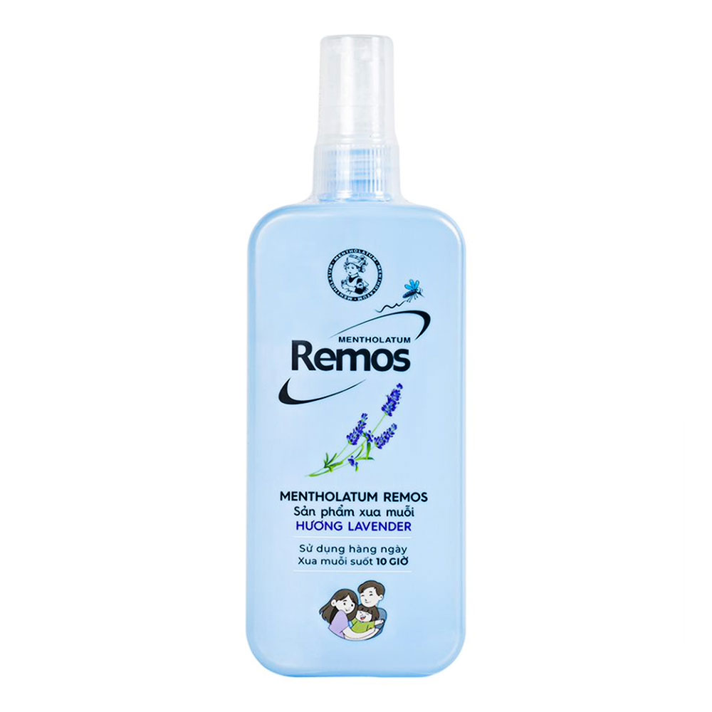 Xịt chống muỗi Remos hương lavender 150ml 