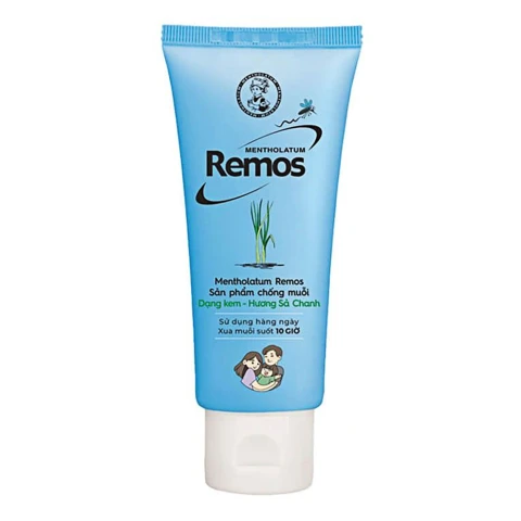 Kem chống muỗi Remos hương sả chanh 70g 
