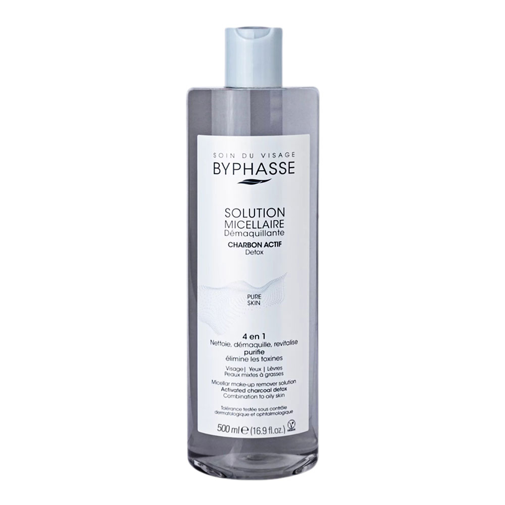 Nước tẩy trang Bypasese trang than hoạt tính 500ml 