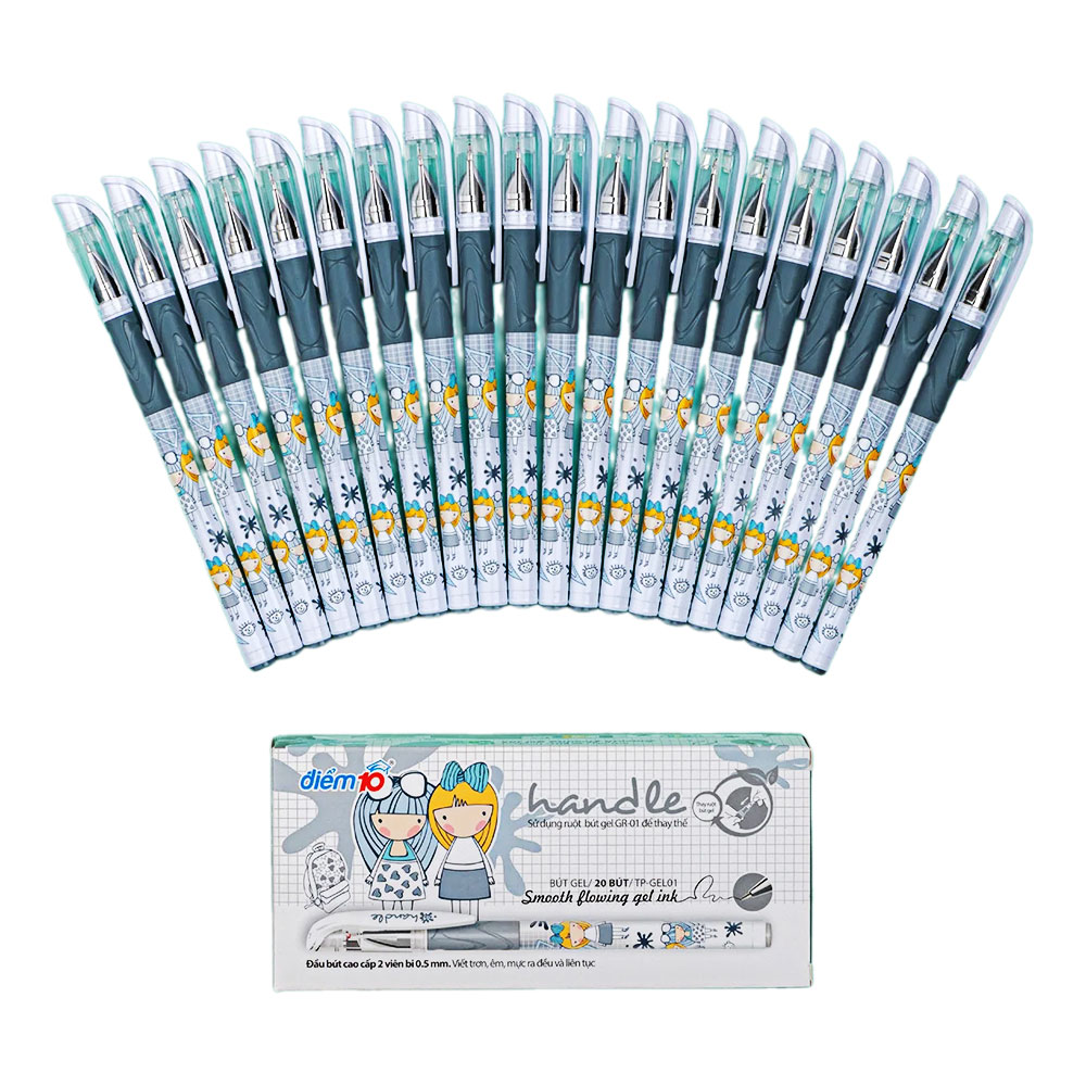 Bút gel Thiên Long TP-GEL01 đen
