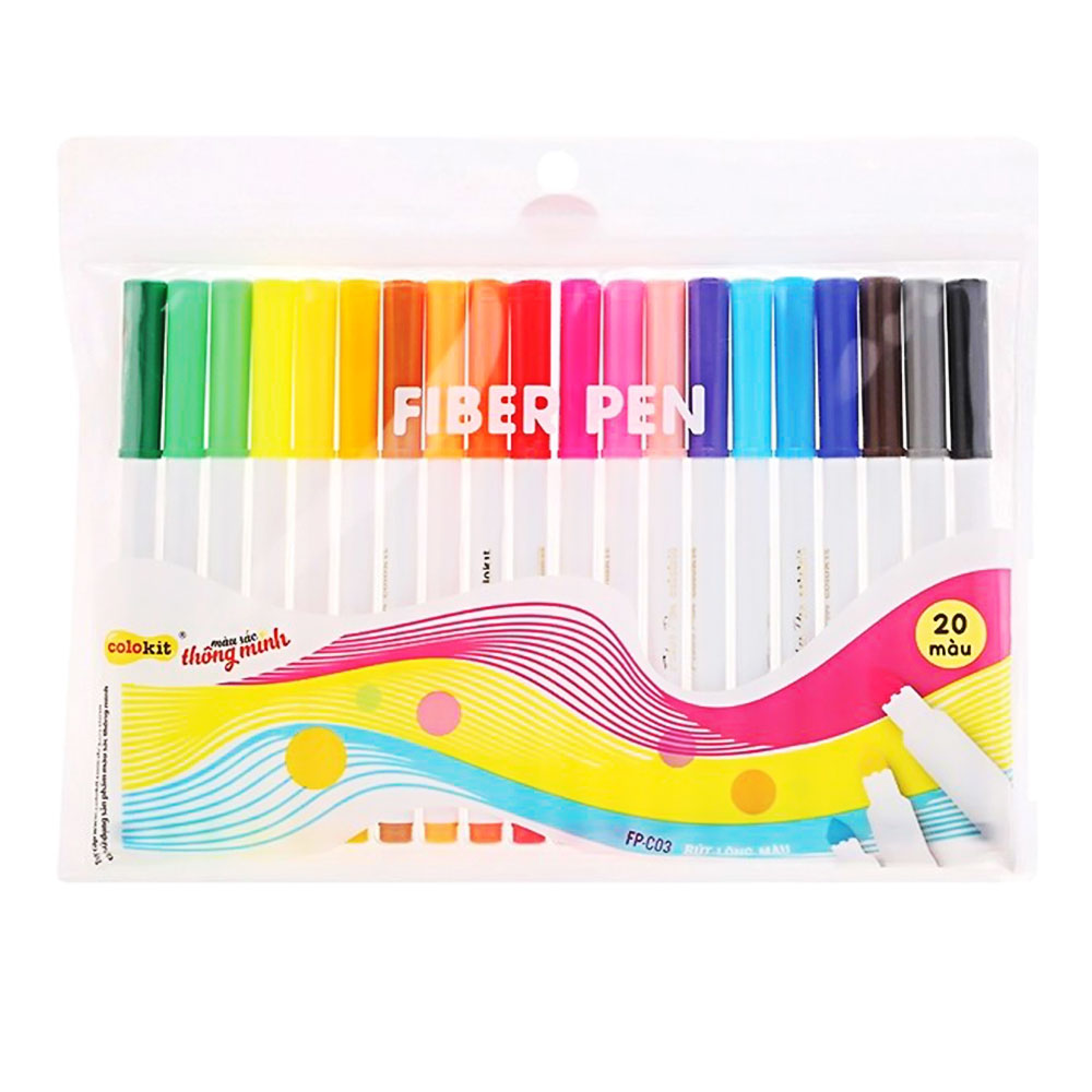 Bút dạ màu Thiên Long FP-C03 20 màu  