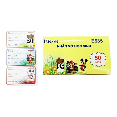 Nhãn vở Eras E585  
