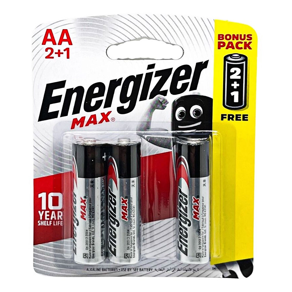 Pin AA Energizer max E91 BP2+1   