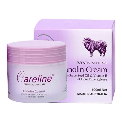 Kem dưỡng da Careline mỡ cừu màu tím 100ml 