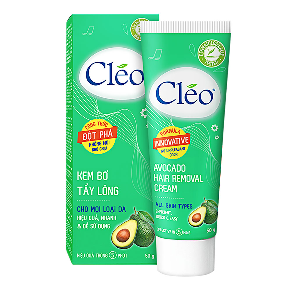 Kem tẩy lông Cleo kem bơ 50g 