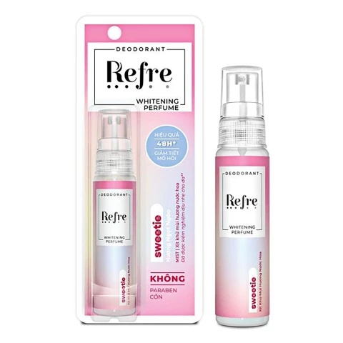 Xịt ngăn mùi toàn thân Refre hương nước hoa Hương Vui 30ml 