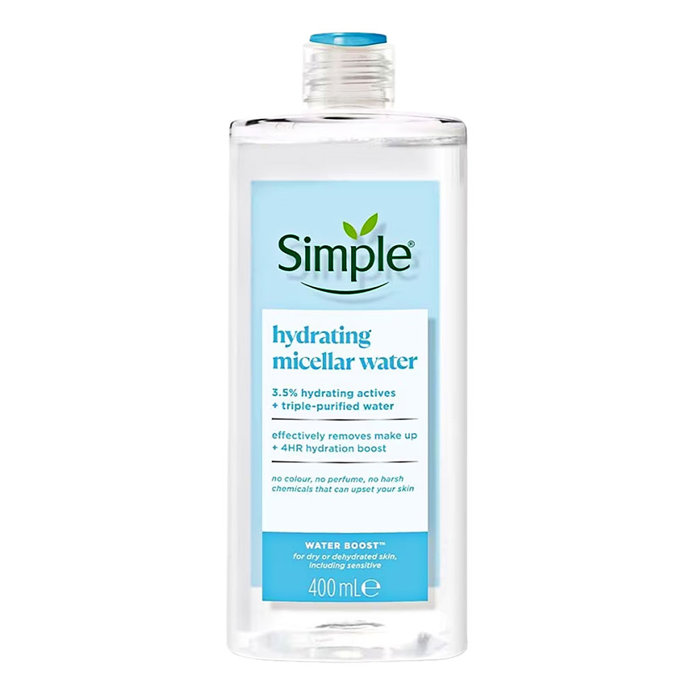 Nước tẩy trang Simple chứa Hyaluronic Acid 400ml 