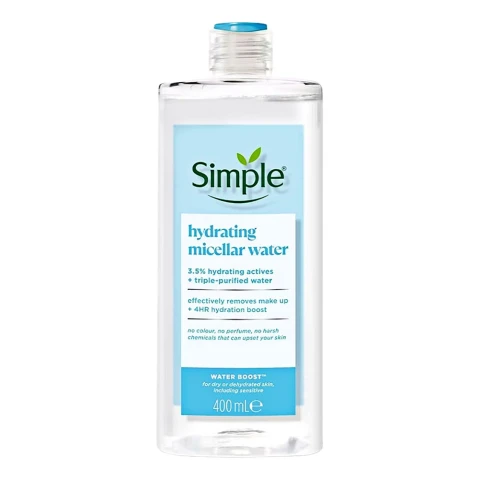 Nước tẩy trang Simple chứa Hyaluronic Acid 400ml 