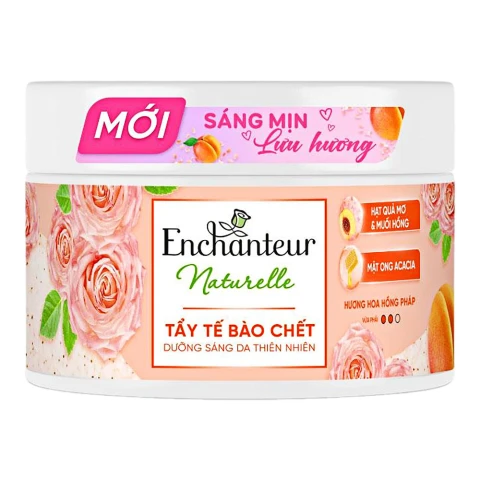 Tẩy tế bào chết Enchanteur thiên nhiên Rose 250g