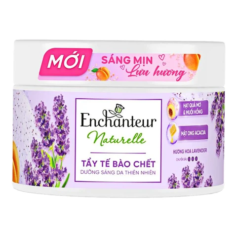 Tẩy tế bào chết Enchanteur thiên nhiên Lavender 250g