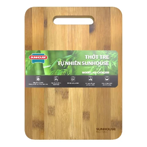 Thớt tre tự nhiên Sunhouse   KS-CH3626B