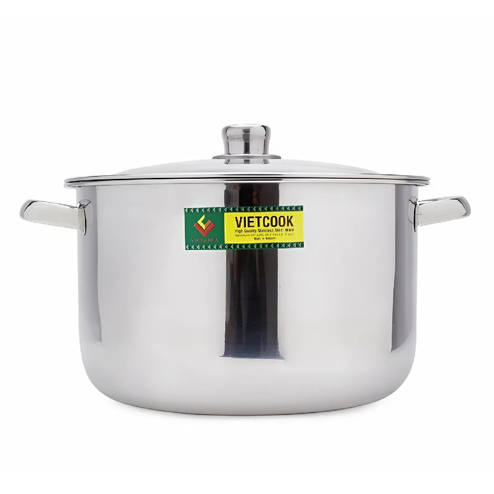 Nồi 3 đáy Vietcook nắp inox 26cm 