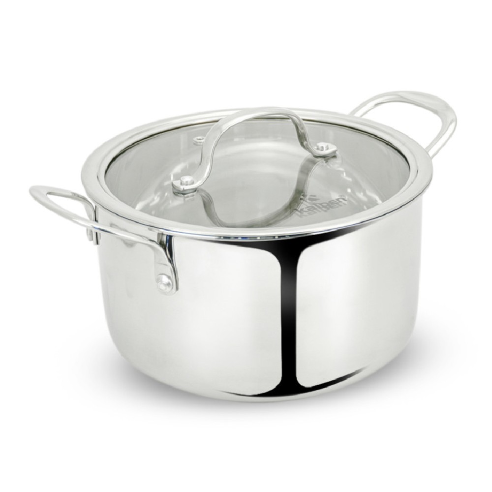 Nồi 3 đáy Vietcook nắp kính 22cm 