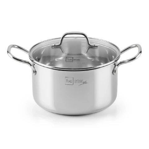 Nồi FIVE STAR inox nắm kính 16cm 