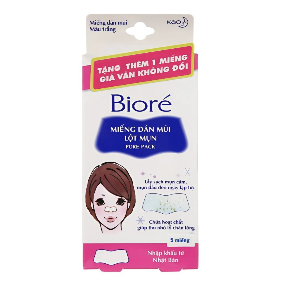 Miếng dán Biore lột mũi nữ 5M  