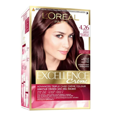Nhuộm Loreal 4.26 nâu ánh tím 172ml