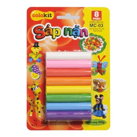 Đất nặn  8 màu MC03  