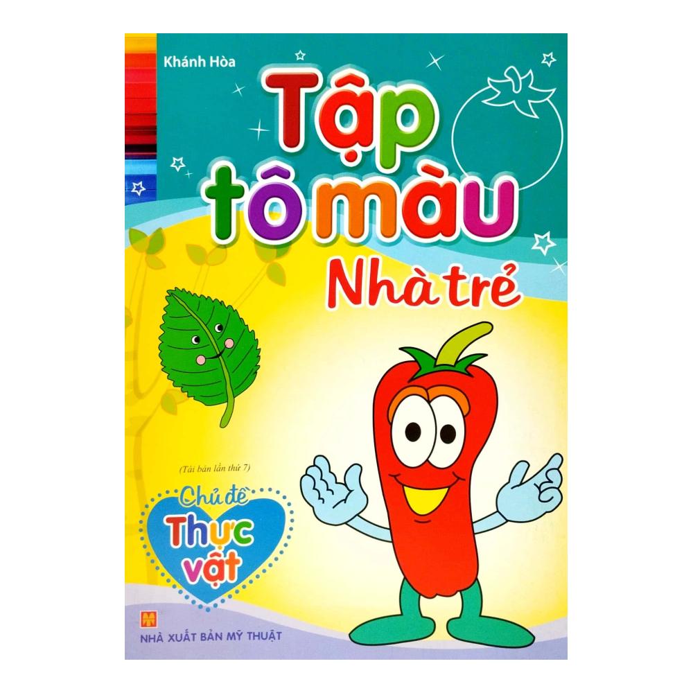 Tập tô màu nhà trẻ- Thực vật