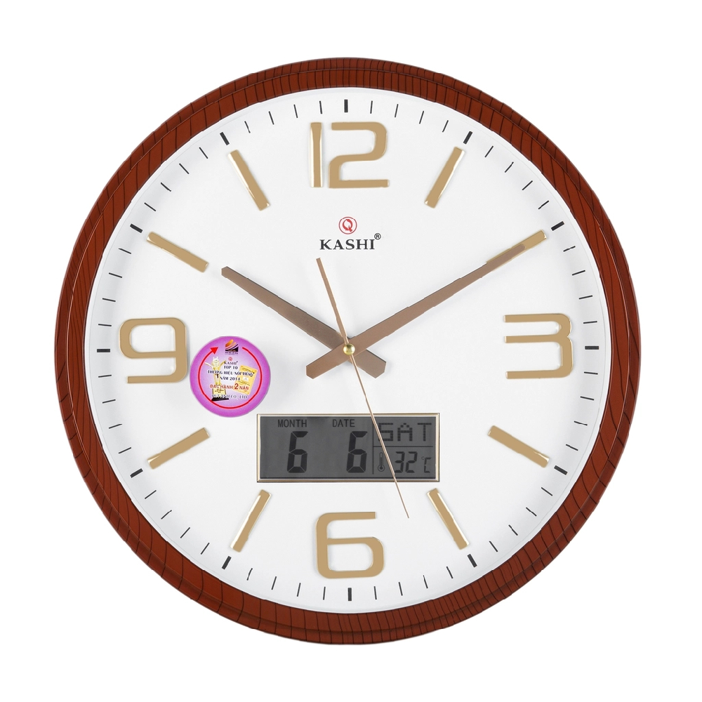 Đồng hồ K83 gỗ tròn
