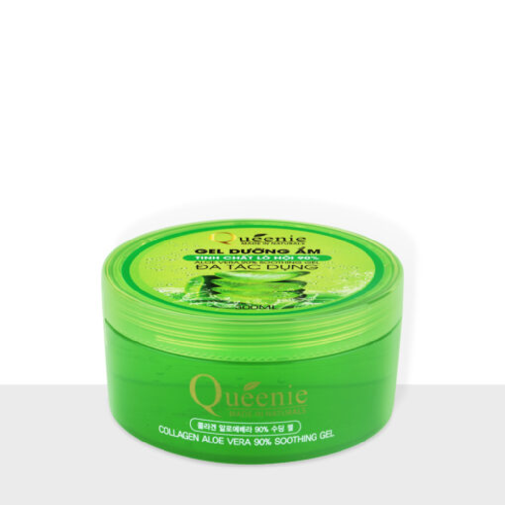 Gel dưỡng ẩm Queenie tinh chất lô hội  bổ sung Collagen 300ml 