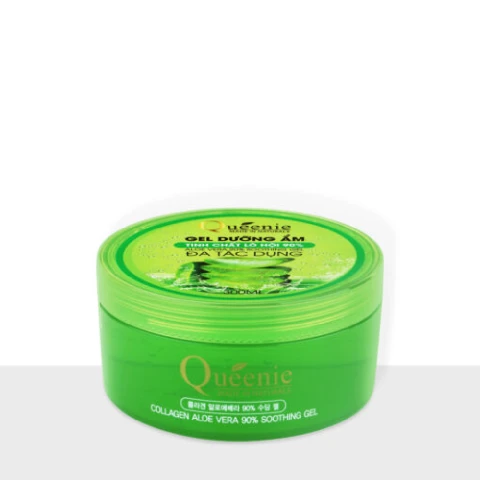 Gel dưỡng ẩm Queenie tinh chất lô hội  bổ sung Collagen 300ml 