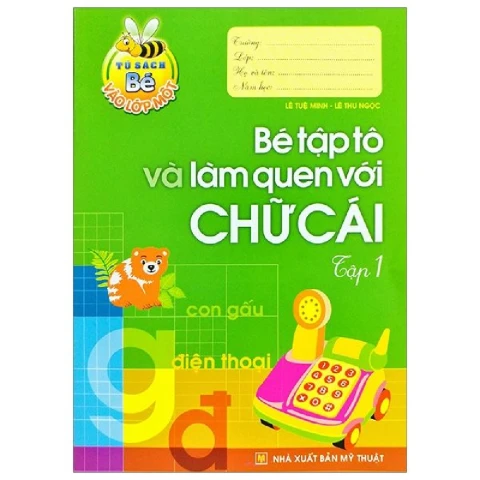 Bé tập tô và làm quen với chữ cái T1 B11