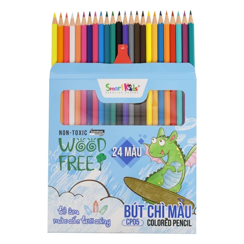 Bút chì màu TQ 24 màu  
