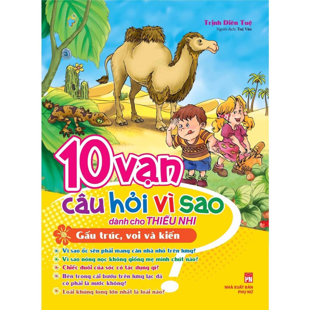 Sách  10 vạn câu hỏi vì sao- Gấu trúc , voi và kiến  
