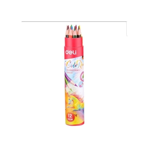 Bút chì màu Deli 12 màu  EC00307  EC00307