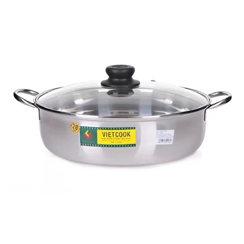 Lẩu   nắp kính 28cm 