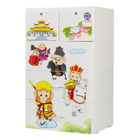 Tủ nhựa 4tầng Việt Nhật   3864 VN
