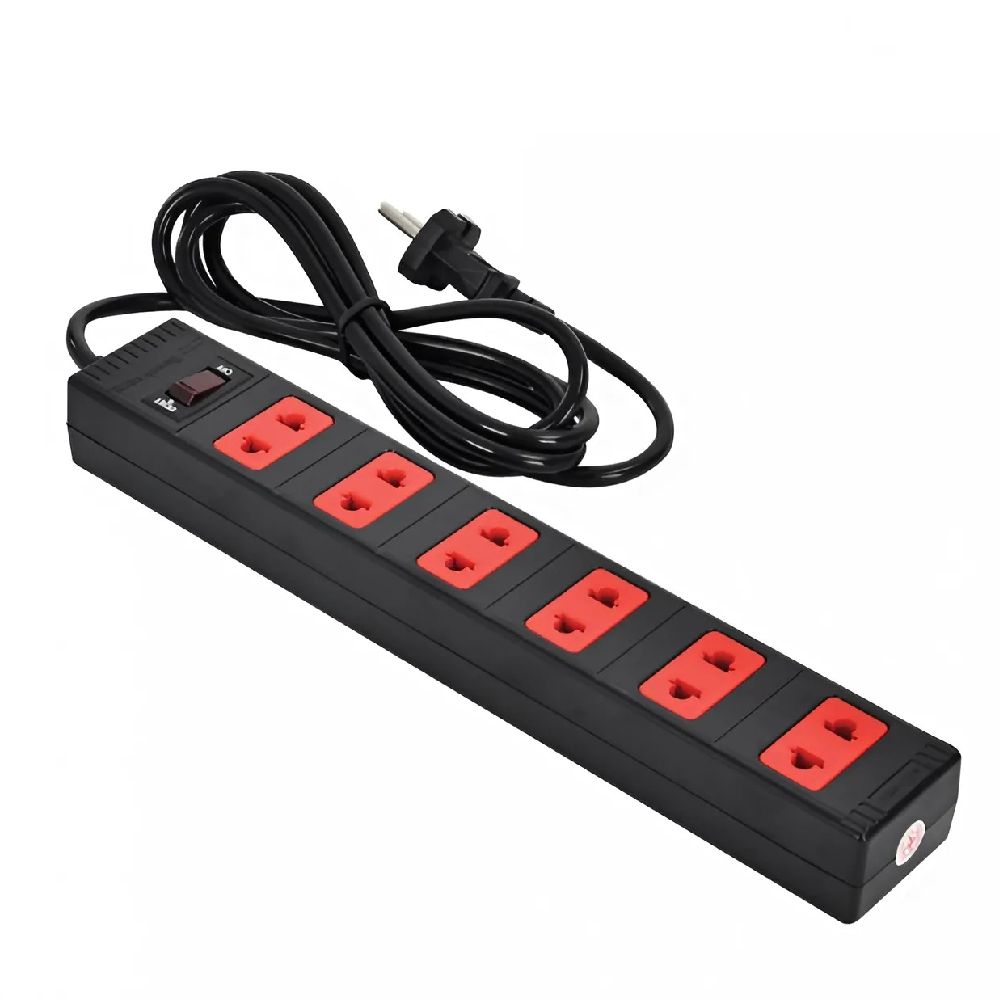 Ổ cắm  điện quang 6 lỗ 2 chấu 5M  ESK 5BR 62ECO