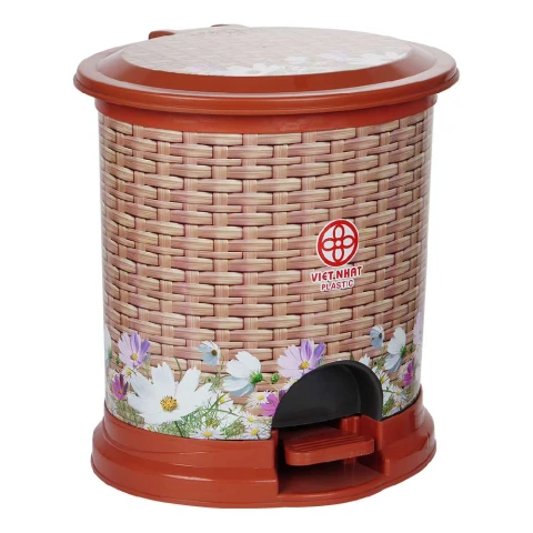 Thùng rác bật ovan đại Việt Nhật   8008