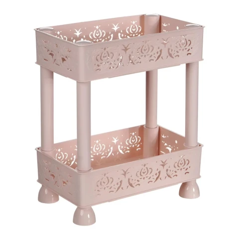 Kệ chữ nhật nhựa hoa 2 tầng Việt Nhật   5526-2