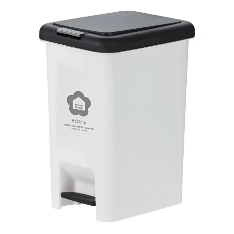 Thùng rác đạp  hiro  chữ nhật có lõi 10L 
