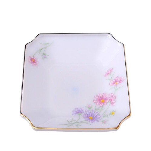 Đĩa vuông  Thủy Tinh Ngọc USA HomSet 9.25CM 460LAN