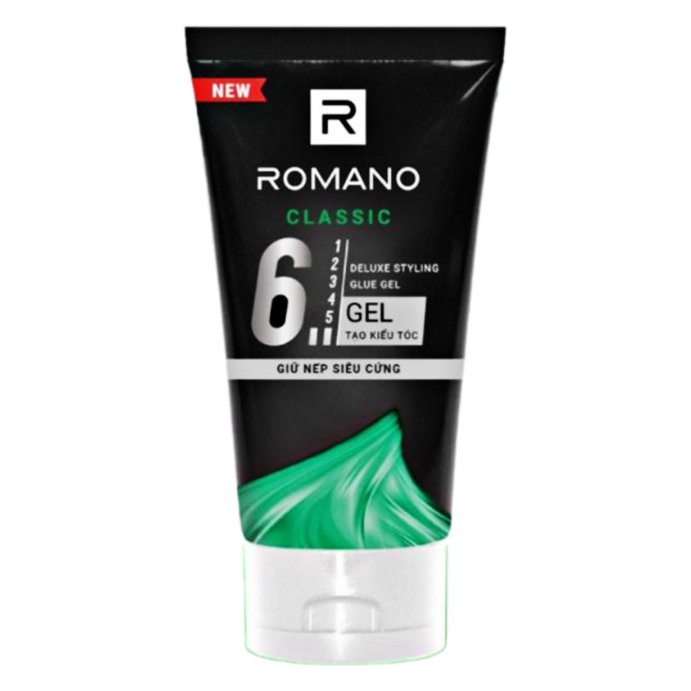 Romano gel vuốt tóc classic giữ nếp siêu cứng 150g/48
