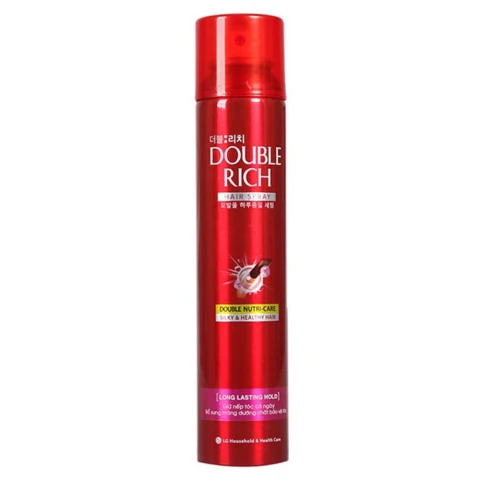 Xịt tạo kiểu tóc Double Rich  giữ nếp  170ml